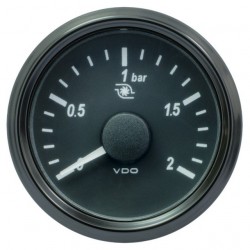 25 Pieces VDO SingleViu 2107 Turbo Pressure 2Bar Black 52mm 25 Pieces VDO SingleViu 2107 Turbo Pressure 2Bar Black 52mm
