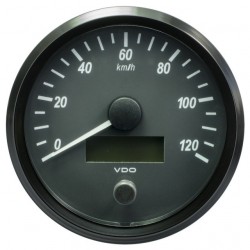 10 Pieces VDO SingleViu Speedometer 120 Km/h Black 100mm