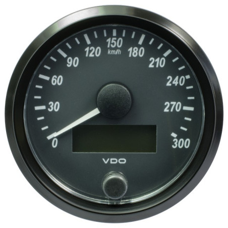 A2C3832950010 10 Pieces VDO SingleViu Speedometer 300 Km/h Black 80mm