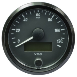A2C3832910010 10 Pieces VDO SingleViu Speedometer 120 Km/h Black 80mm