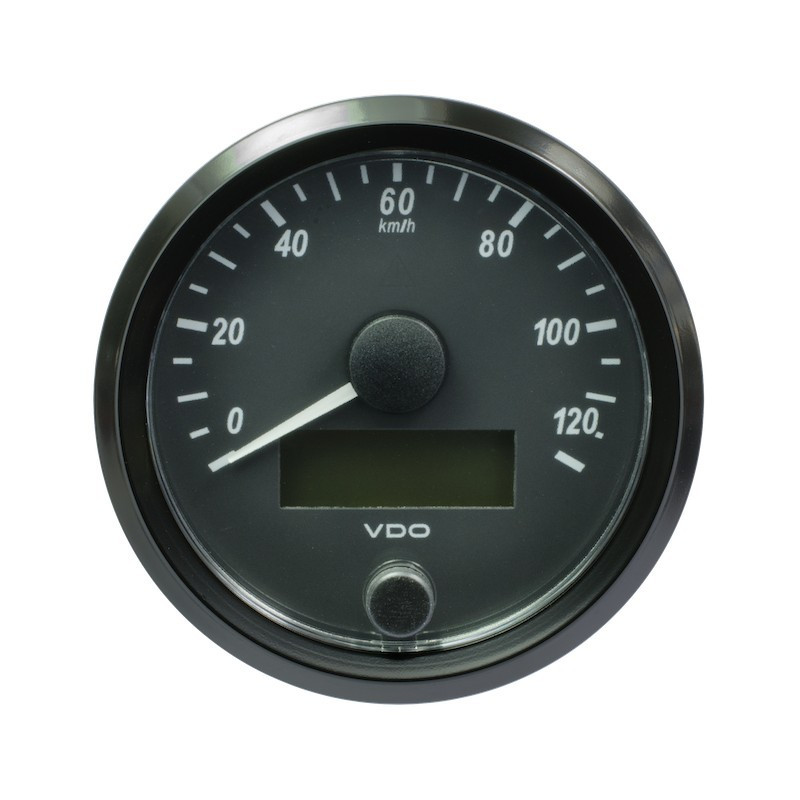 A2C3832910010 10 Pieces VDO SingleViu Speedometer 120 Km/h Black 80mm