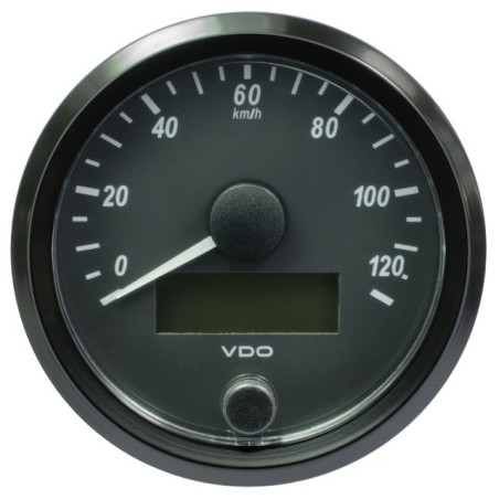 A2C3832910010 10 Pieces VDO SingleViu Speedometer 120 Km/h Black 80mm