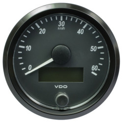 A2C3832890010 10 Pieces VDO SingleViu Speedometer 60 Km/h Black 80mm
