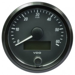 10 Pieces VDO SingleViu Speedometer 60 Km/h Black 80mm 10 Pieces VDO SingleViu Speedometer 60 Km/h Black 80mm