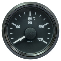 A2C3833510025 25 Pieces VDO SingleViu 1414 Hydraulic temperature 120°C Black 52mm