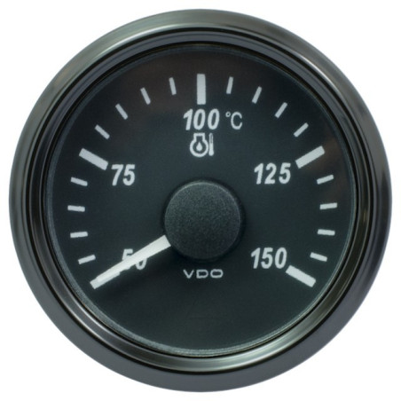 A2C3833390025 25 Pieces VDO SingleViu 1375 Engine Oil Temperature 150°C Black 52mm