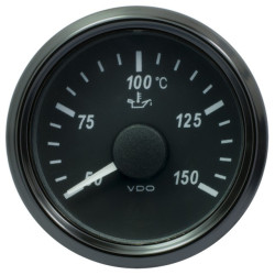 A2C3833380025 25 Pieces VDO SingleViu 2426 Engine Oil Temperature 150°C Black 52mm