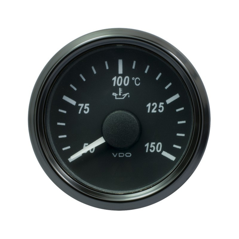 A2C3833380025 25 Pieces VDO SingleViu 2426 Engine Oil Temperature 150°C Black 52mm