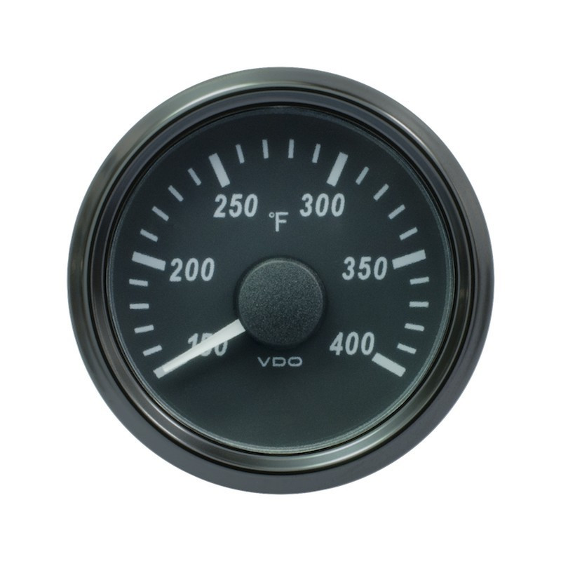 A2C3833530025 25 Pieces VDO SingleViu Cylinder temperature 400°F Black 52mm