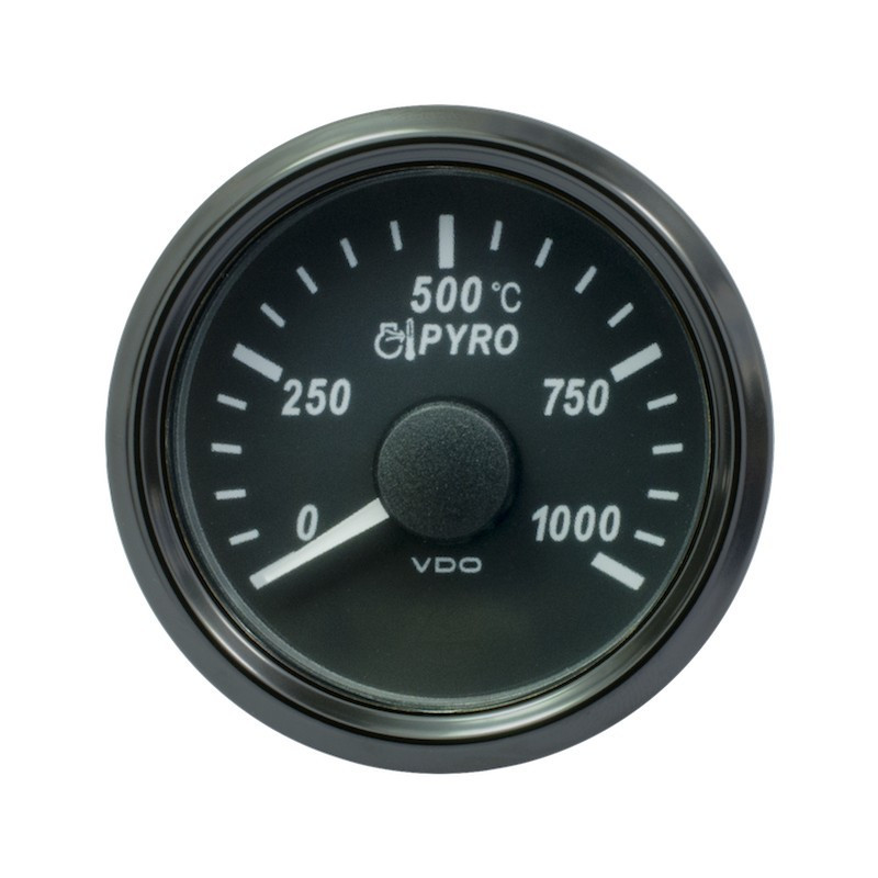 A2C3833050025 25 Pieces VDO SingleViu 1383 Pyrometer 1000°C Black 52mm