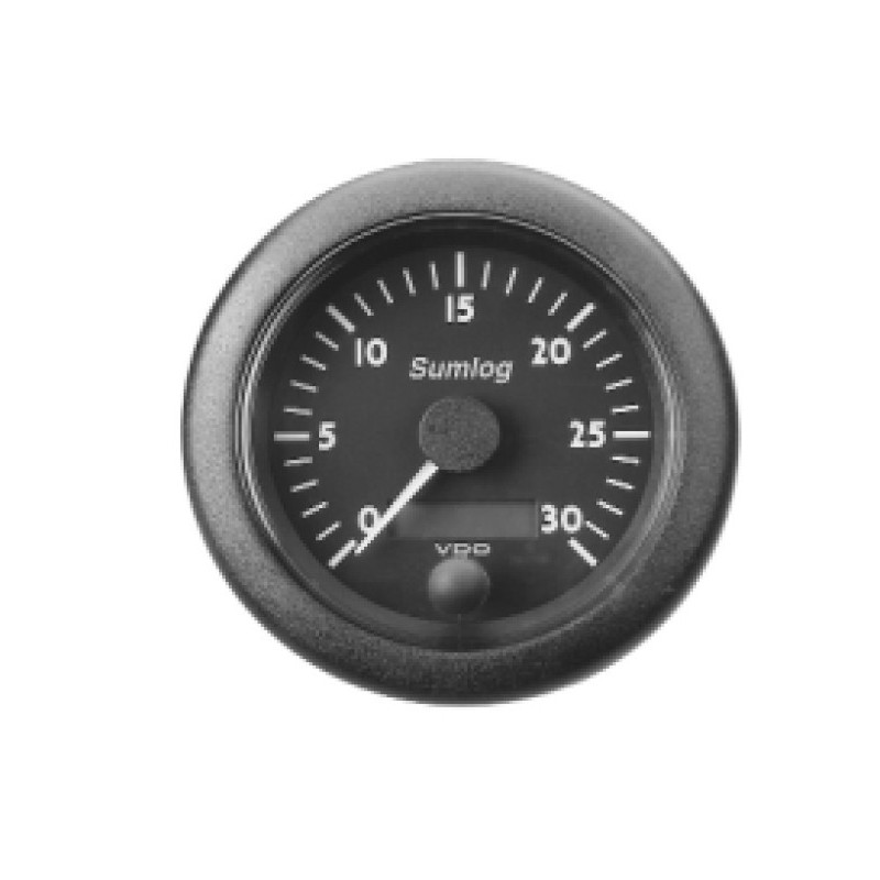 N01-113-026 VDO OceanLine Sumlog 30kn Black 85mm