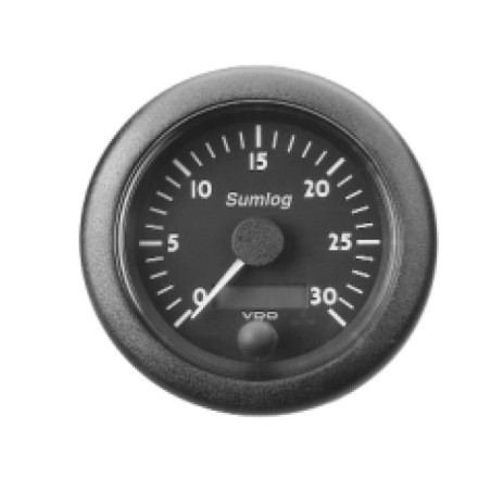 N01-113-026 VDO OceanLine Sumlog 30kn Black 85mm