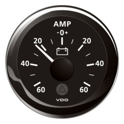 A2C59510022 Veratron Marine ViewLine Ammeter 60A Black 52mm (OEM 10 Pieces)