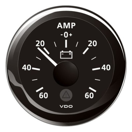 A2C59510022 Veratron Marine ViewLine Ammeter 60A Black 52mm (OEM 10 Pieces)