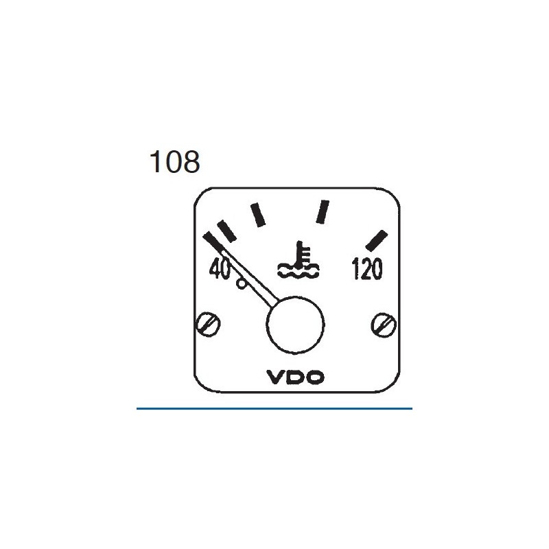 Temperatuurmeters: 310-284-980-017C VDO