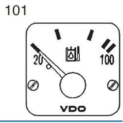 310-284-980-010 VDO Modulcockpit II - Instrument Module - Hydraulic oil 100°C - 12-24V