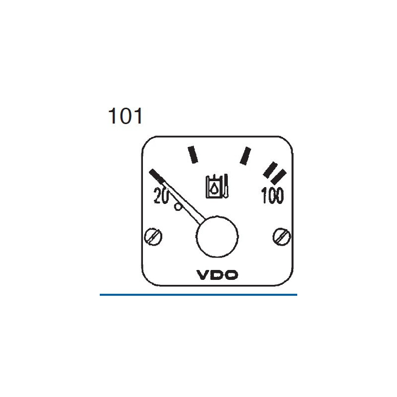310-284-980-010 VDO Modulcockpit II - Instrument Module - Hydraulic oil 100°C - 12-24V