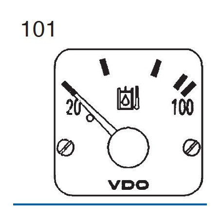 310-284-980-010 VDO Modulcockpit II - Instrument Module - Hydraulic oil 100°C - 12-24V
