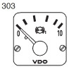 350-272-980-012C 10 Pieces VDO Modulcockpit II - Instrument Module - Brake Pressure 1 - 10 Bar - 12-24V