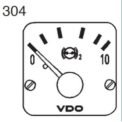 350-272-980-013C VDO Modulcockpit II - Instrument Module - Brake Pressure 2 - 10 Bar - 12-24V
