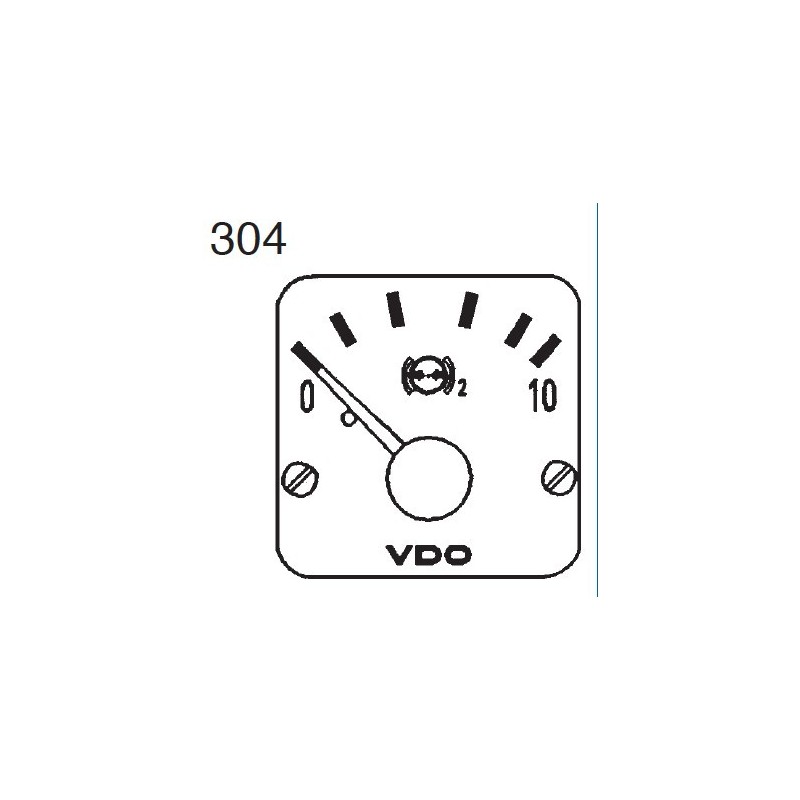 Pressure gauges: 350-272-980-013C VDO