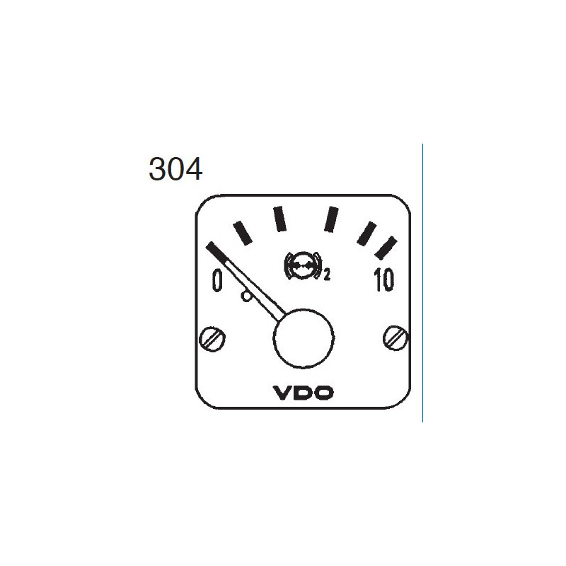 350-272-980-013C VDO Modulcockpit II - Instrument Module - Brake Pressure 2 - 10 Bar - 12-24V