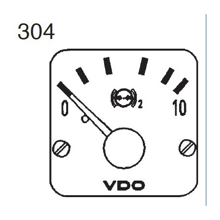 350-272-980-013C VDO Modulcockpit II - Instrument Module - Brake Pressure 2 - 10 Bar - 12-24V