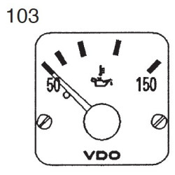 310-284-980-012C VDO Modulcockpit II - Instrument Module - Engine Oil 150°C - 12-24V
