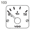 310-284-980-012C VDO Modulcockpit II - Instrument Module - Engine Oil 150°C - 12-24V