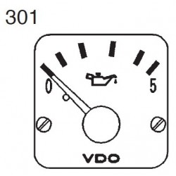 VDO Modulcockpit II - Instrument Module - Motoroliedruk 5 Bar - 12-24V