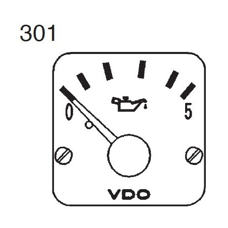 350-272-980-010C 10 Pieces VDO Modulcockpit II - Instrument Module - Engine Oil Pressure 5 Bar - 12-24V