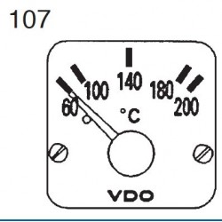 Medidores de temperatura: 310-284-980-016C VDO