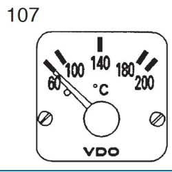 310-284-980-016C VDO Modulcockpit II - Instrument Module - Temperature 200°C - 12-24V