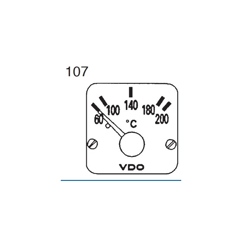 310-284-980-016C VDO Modulcockpit II - Instrument Module - Temperature 200°C - 12-24V