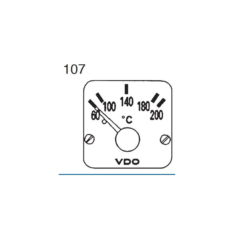 Temperatuurmeters: 310-284-980-016C VDO