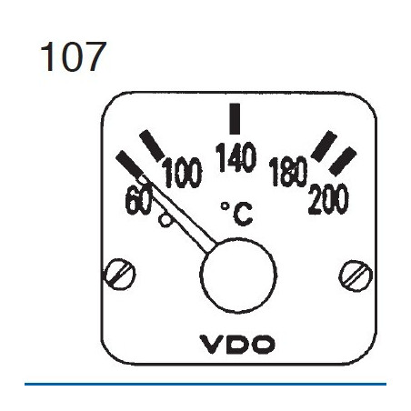 310-284-980-016C VDO Modulcockpit II - Instrument Module - Temperature 200°C - 12-24V