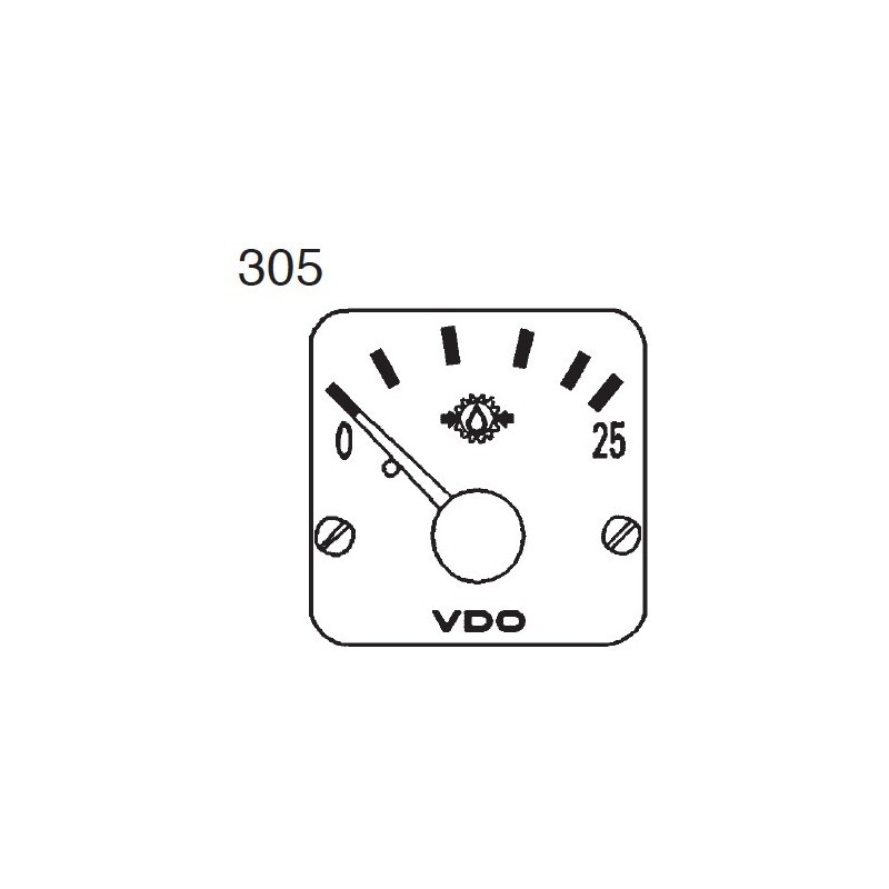 Manometer: 350-272-980-014C VDO