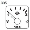 350-272-980-014C VDO Modulcockpit II - Instrument Module - Transmission oil pressure 25 Bar - 12-24V