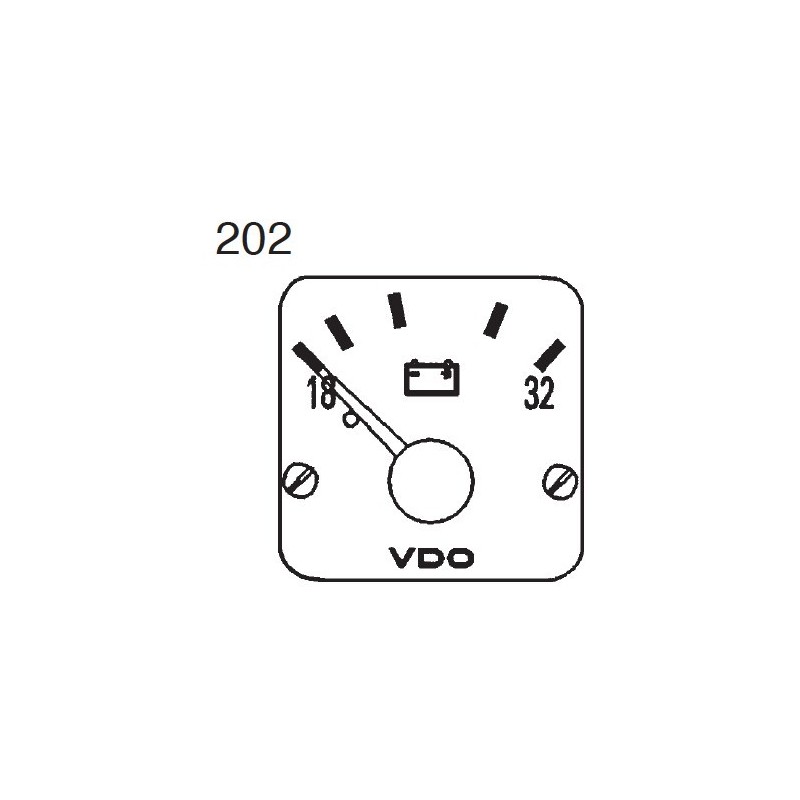 Voltmeter: 332-305-980-004C VDO