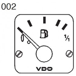 VDO Modulcockpit II - 1 Unit Module - Kraftsoff Tauchrohr - 12-24V