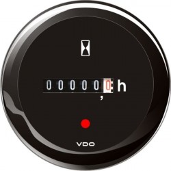 VDO ViewLine Engine hours counter Black 52mm