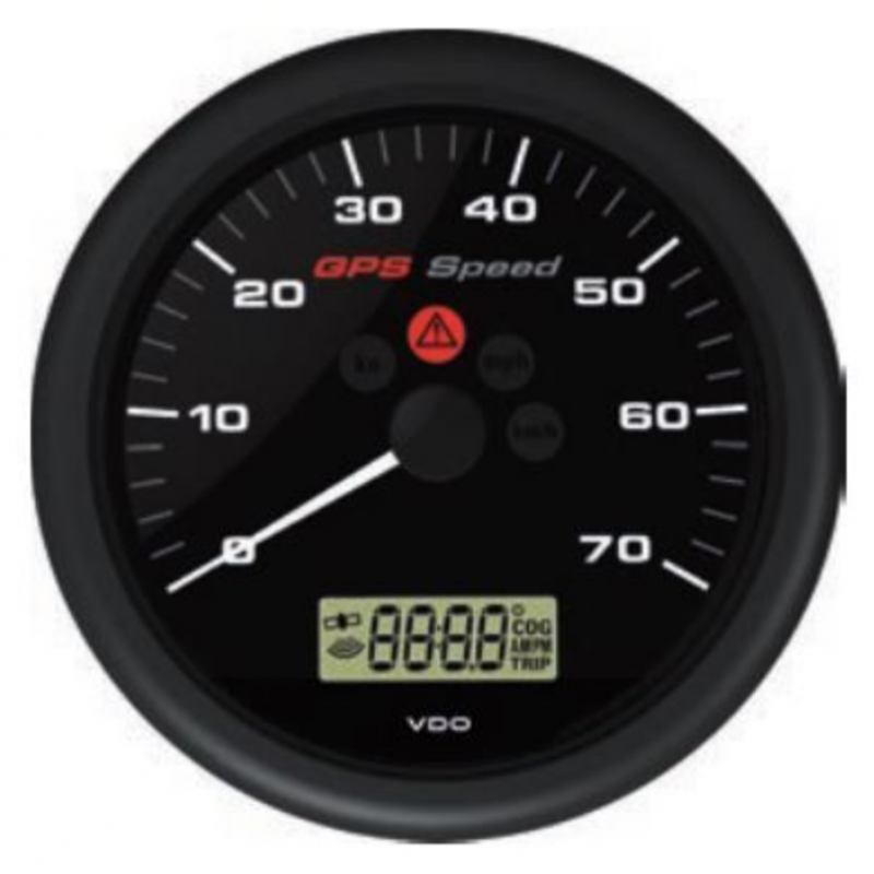 VDO ViewLine GPS speed gauge 0–70 kn Zwart 110 mm