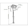 N02-240-404 Veratron Drinking Water Sensor 4-20 mA – Tank Depth 600-1,200mm