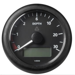 A2C59514247 Veratron ViewLine Depth Gauge 0-30m Black 85mm