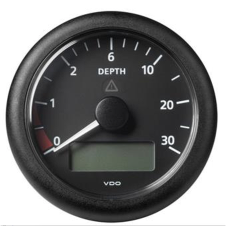 A2C59514247 Veratron ViewLine Depth Gauge 0-30m Black 85mm
