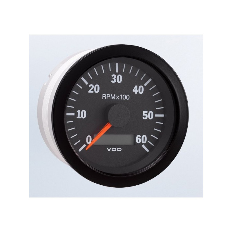 333-035-014C VDO Cockpit International Tachometer 6,000 RPM 80mm 12-24V