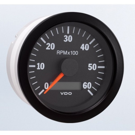 333-035-014C VDO Cockpit International Tachometer 6,000 RPM 80mm 12-24V