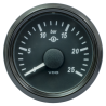 A2C3833460025 25 Pieces VDO SingleViu 1167 Transmission oil pressure 25Bar Black 52mm