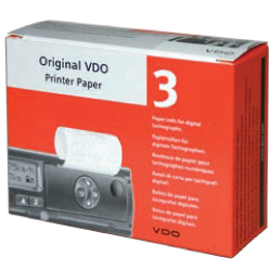 Continental VDO Tachograph Printer paper 3 Rolls