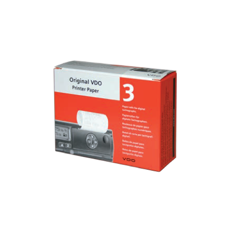1381-90030300 3 Rolls Continental VDO Tachograph Printer Paper